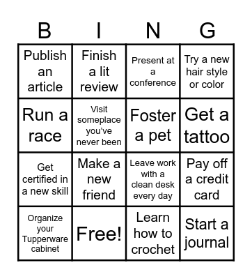 Mindy's 2025-26 Bingo Card Bingo Card