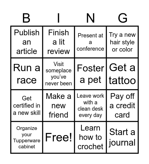 Mindy's 2025-26 Bingo Card Bingo Card