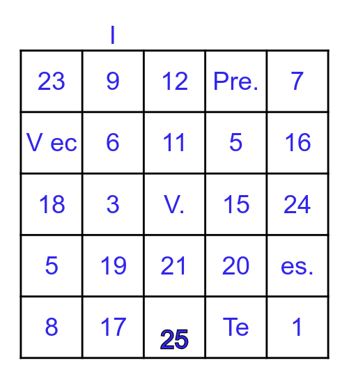 ALi... : fercho332 Bingo Card