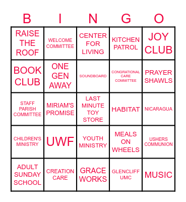 FINDING YOUR LANE Bingo Card