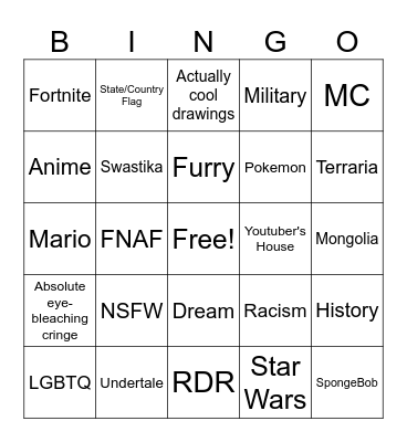 WPlace Bingo Card