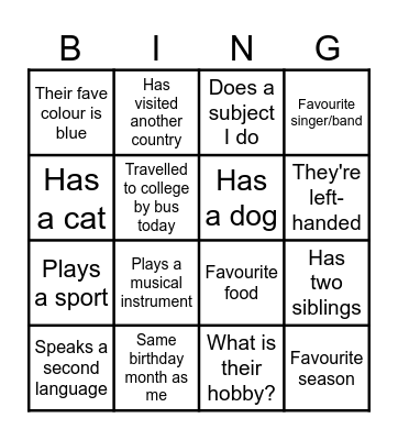 Unconscious Bias Bingo Card