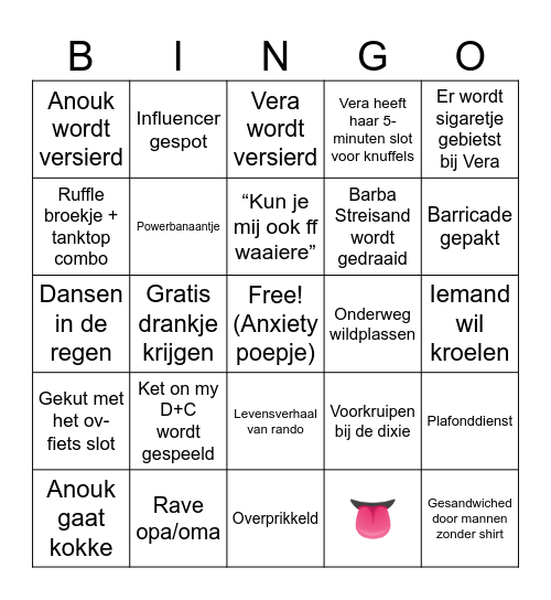 ODR 2025 Bingo Card