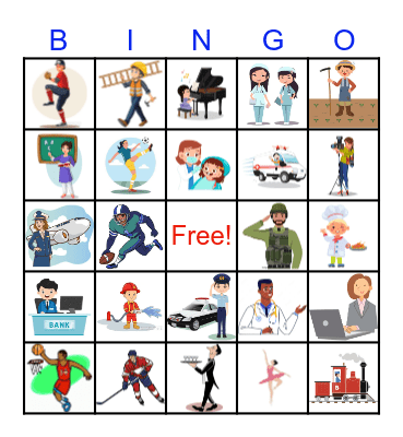 Labor Day Bingo Card