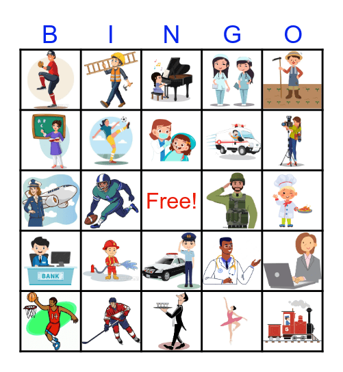 Labor Day Bingo Card