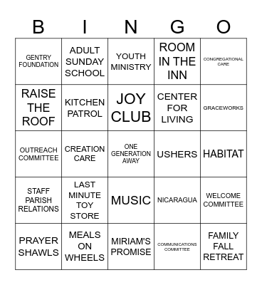 FINDING YOUR LANE Bingo Card