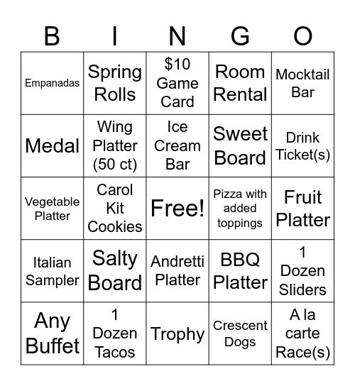 P9 Bingo! Bingo Card