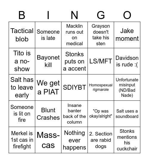 2. Section 31-8-2025 Bingo Card