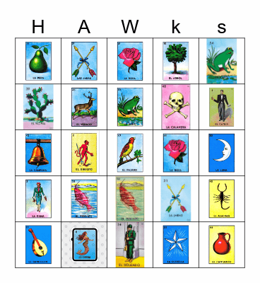 Loteria Mexicana Bingo Card