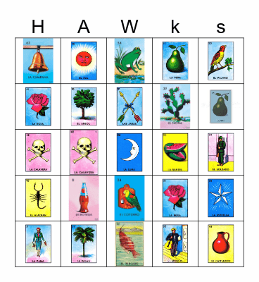 Loteria Mexicana Bingo Card
