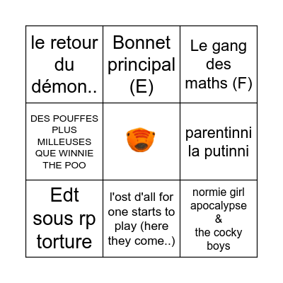 THE DAY WE DIE Bingo Card