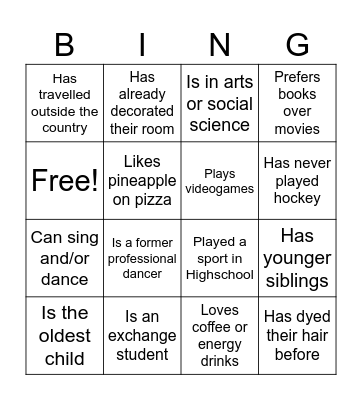 2ndVerse Welcome Social Bingo Card