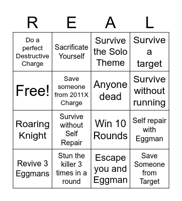 Metal Sonic OM Bingo Card