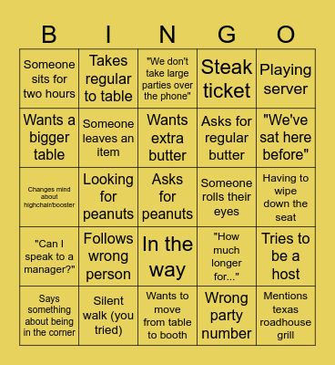 Bingo 4 Bingo Card