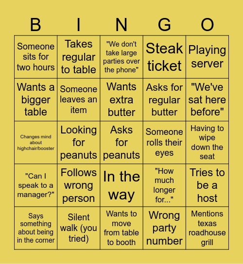 Bingo 4 Bingo Card