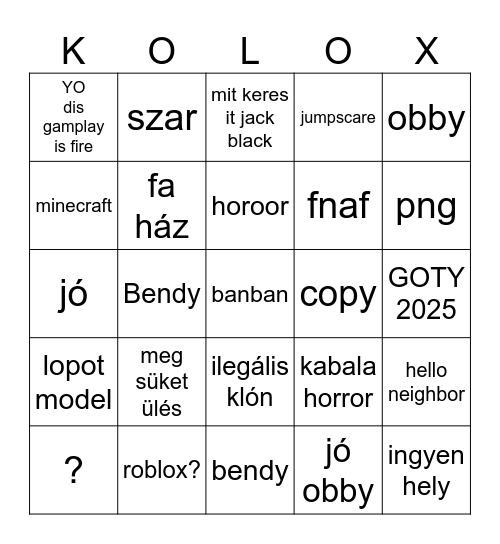 RRRRAAATTTYYYYIIIIII Bingo Card