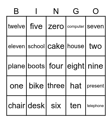 What is it? Bingo Card