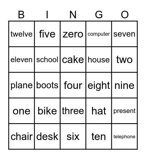 What is it? Bingo Card