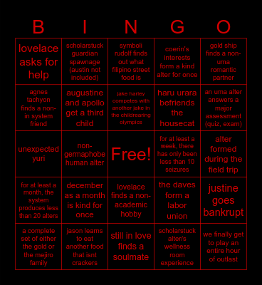 Railwaying it up Bingo Card
