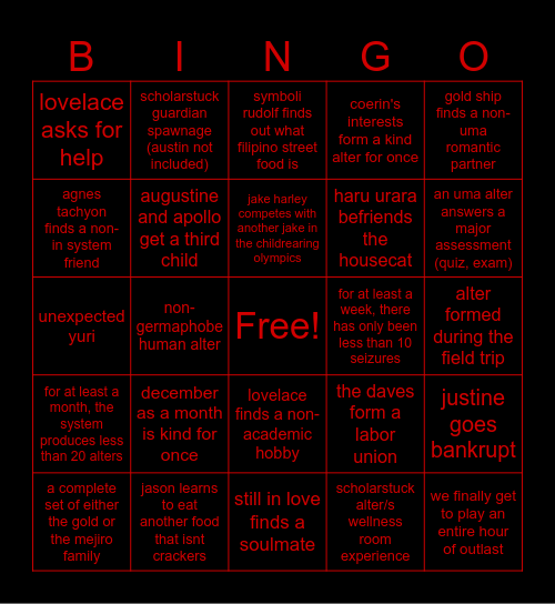 Railwaying it up Bingo Card