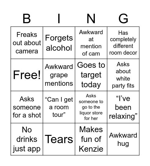 Just the scraps Bingo Card