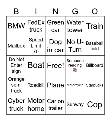 Labor Day Bingo! Bingo Card