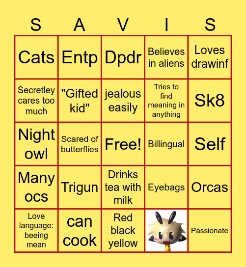 ☆ Bingo Card