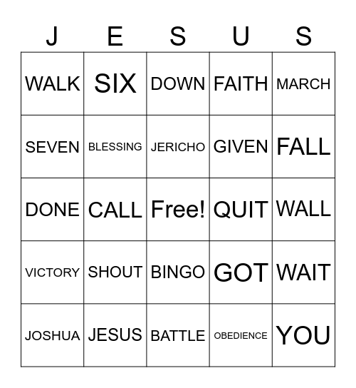 SOMETHING TO SHOUT ABOUT Bingo Card