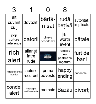 31.08 rude care mănâncă bani Bingo Card
