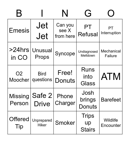 Summit House Bingo Extravaganza Bingo Card