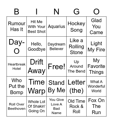 Fall Fiesta 2 Bingo Card
