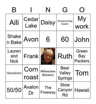 How well did I know Helen? Bingo Card