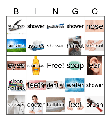HYGIENE BINGO Card