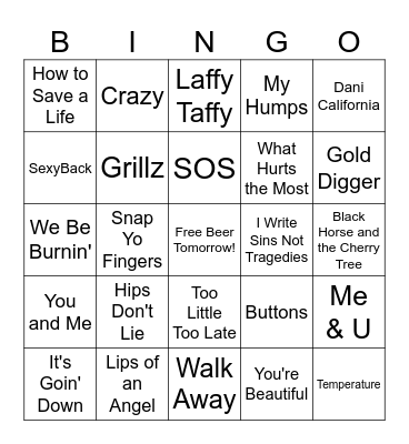 z2006 Bingo Card