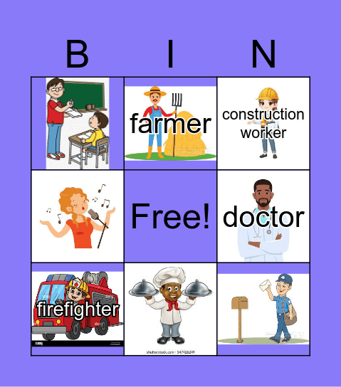 Jobs Bingo Card