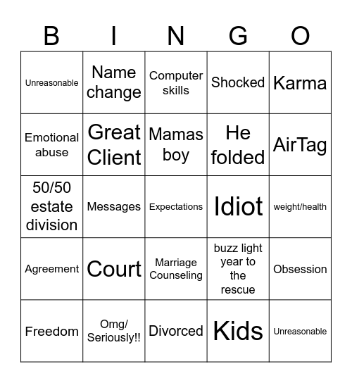 Monica’s D Day Bingo Card
