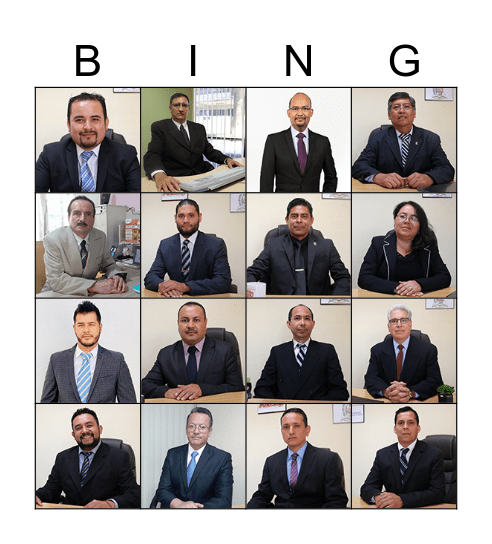 PENE Bingo Card