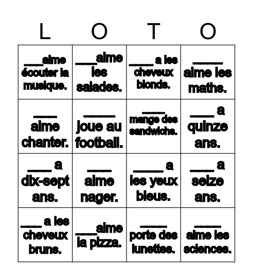 QUI__________________ Bingo Card