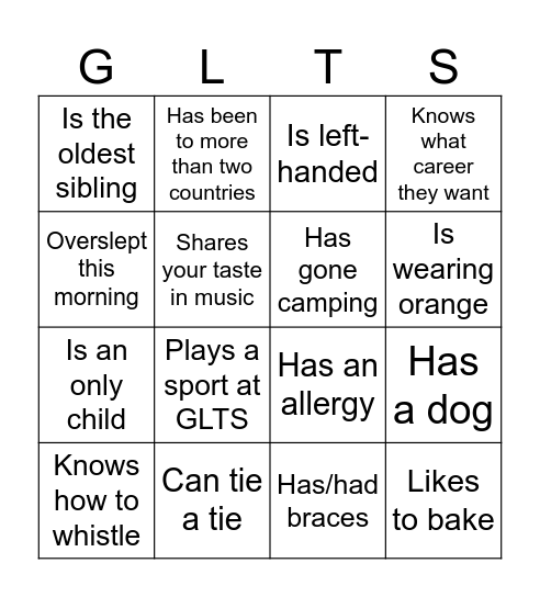 Icebreaker Bingo: Find Someone Who Bingo Card