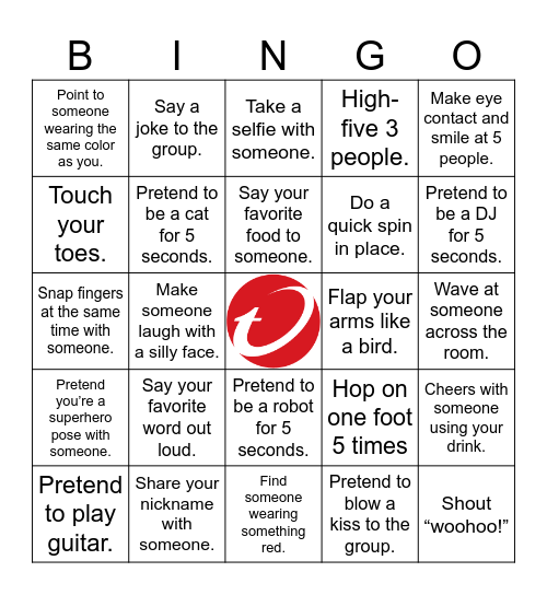AMEA'S BINGO Card