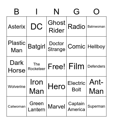 CHASE EAW Bingo Card