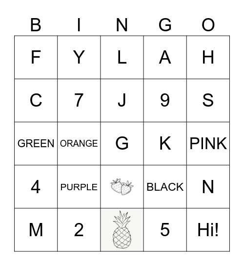 Bingo - Arte do Saber - Tio Tales Bingo Card