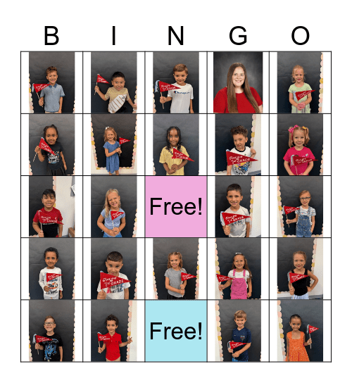 Class Family Bingo Card