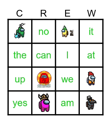 List 1 Sight Words Bingo Card