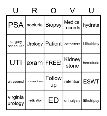 VU BINGO Card