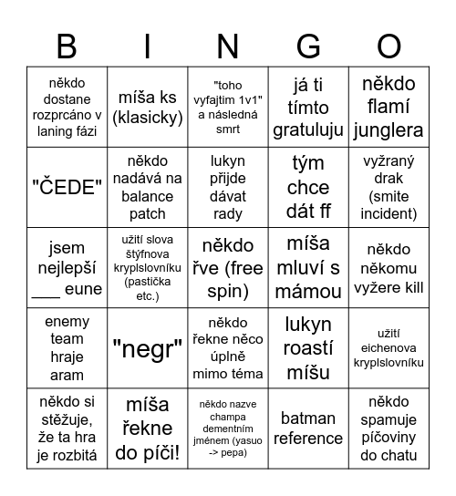 MirayMisalolko Bingo Card