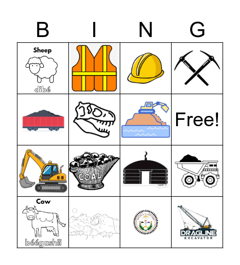Navajo Nation Surface Mining Program Bingo Card