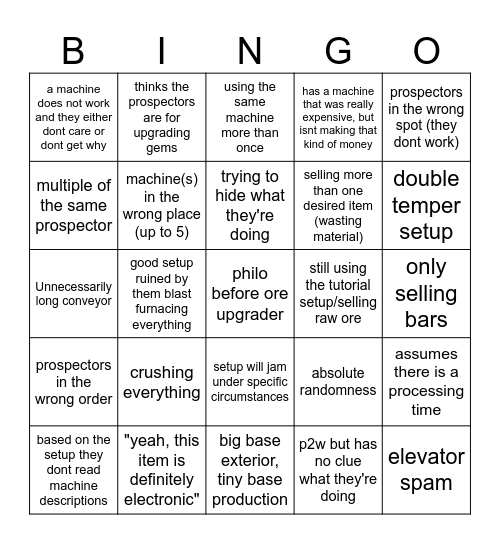 UMT public server base moments Bingo Card