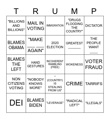 MEIN FUHRER Bingo Card