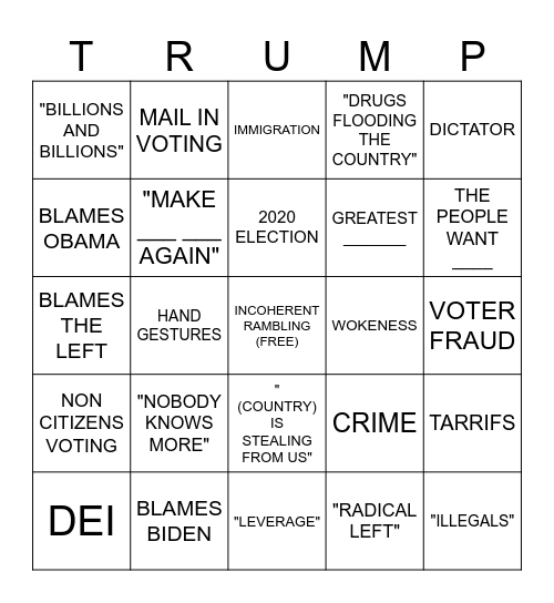 MEIN FUHRER Bingo Card